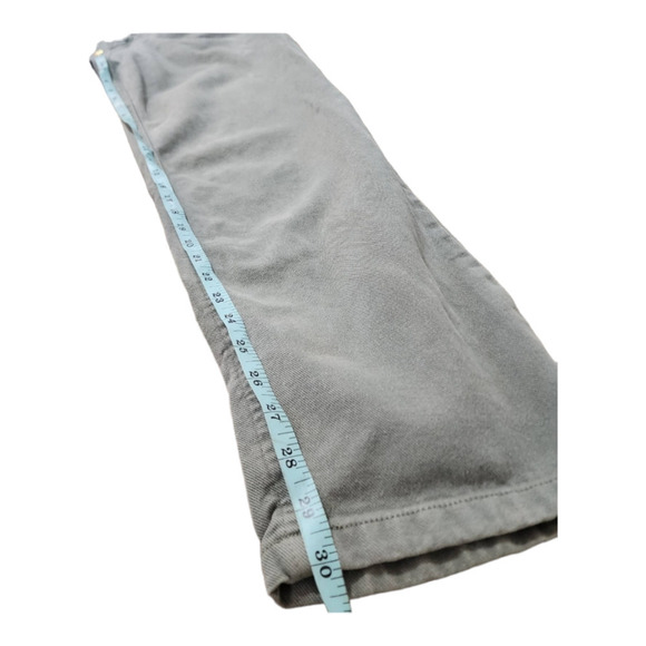 Vintage 90's Patagonia high waisted distressed green khaki pants size 10 - Picture 9 of 9